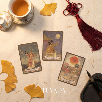 Discover the Yang Guifei Tarot — a vintage 78-card deck inspired by Chinese culture and mythology, perfect for intuitive readings and deep spiritual guidance.