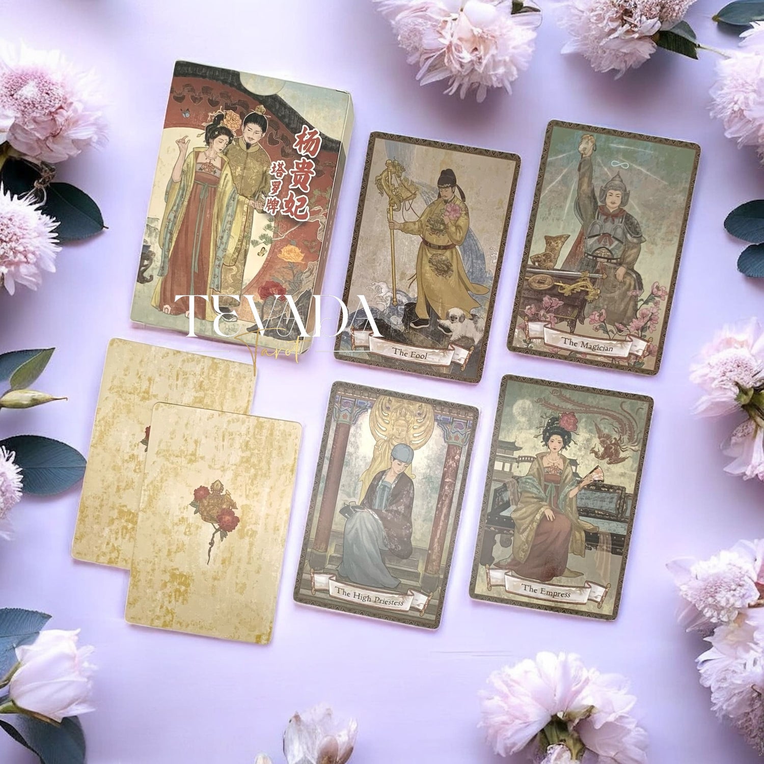 Discover the Yang Guifei Tarot — a vintage 78-card deck inspired by Chinese culture and mythology, perfect for intuitive readings and deep spiritual guidance.