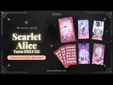 Scarlet Alice Tarot Deck DELUXE