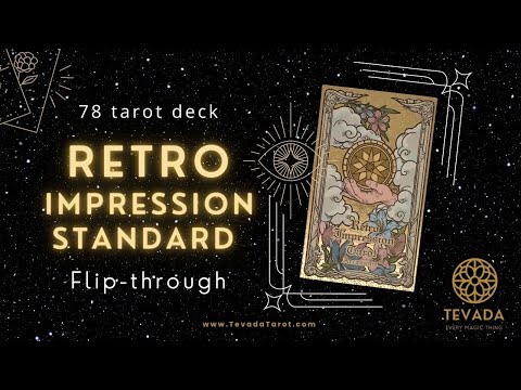 Retro Impression Tarot STANDARD | TEVADA Tarot