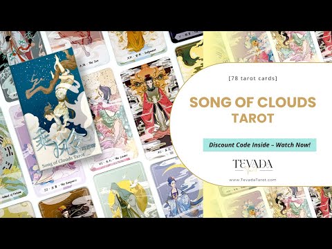Song of Clouds Tarot ancient Chinese style indie tarot deck for spiritual clarity and self-discovery.