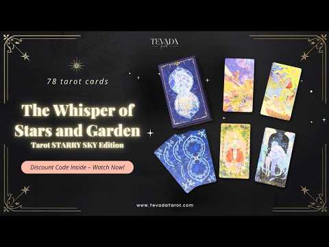 The Whisper of Stars and Garden Tarot STARRY SKY Edition