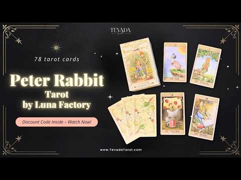【Envío antes del 31 de agosto】 Peter Rabbit Tarot de Luna Factory
