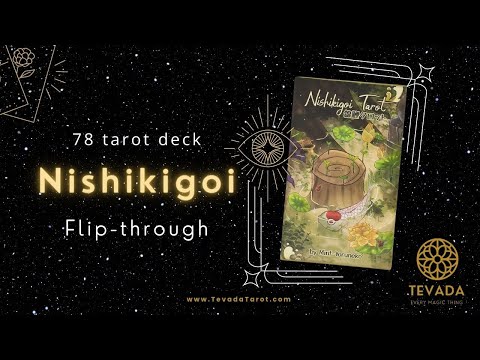 Nishikigoi Tarot whimsical Japanese koi Indie Tarot Deck for daily ritual and deep self-reflection.