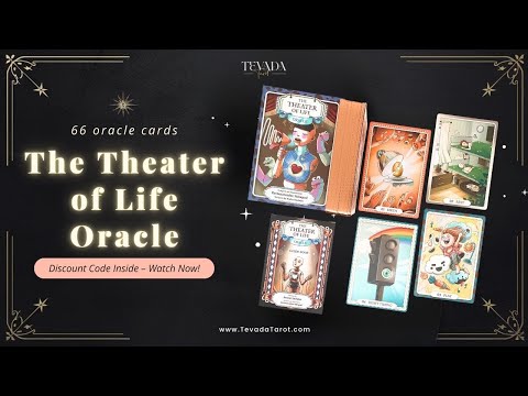 The Theater of Life Oracle Deck whimsical puppetry style Indie Oracle Cards for shadow work and inner child healing