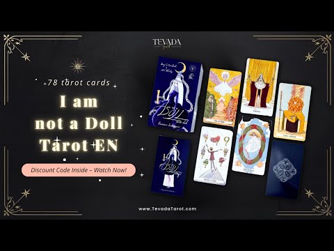 I Am Not a Doll Tarot whimsical puppet style Indie Tarot Cards for shadow work and self reflection.