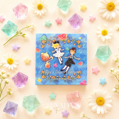 Alice’s Illusory Dream Lenormand MINI round pocket oracle cards for gentle daily reflection