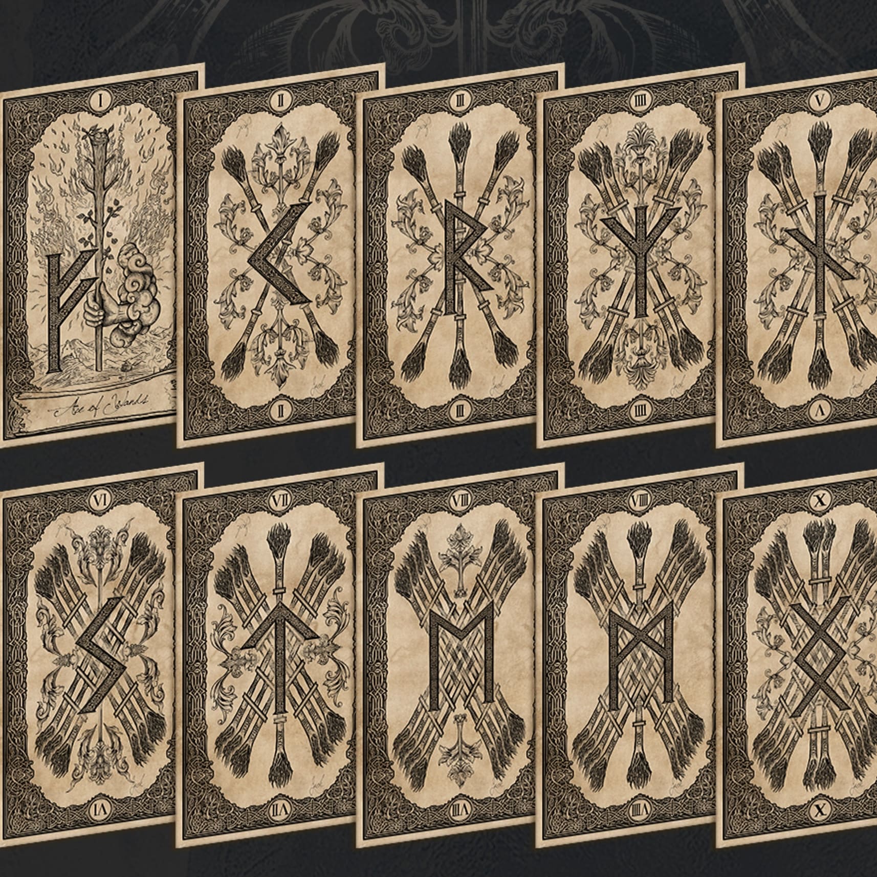 Ancient Times Tarot Standard Edition celestial mythology deck for intuitive readings and self-reflection
