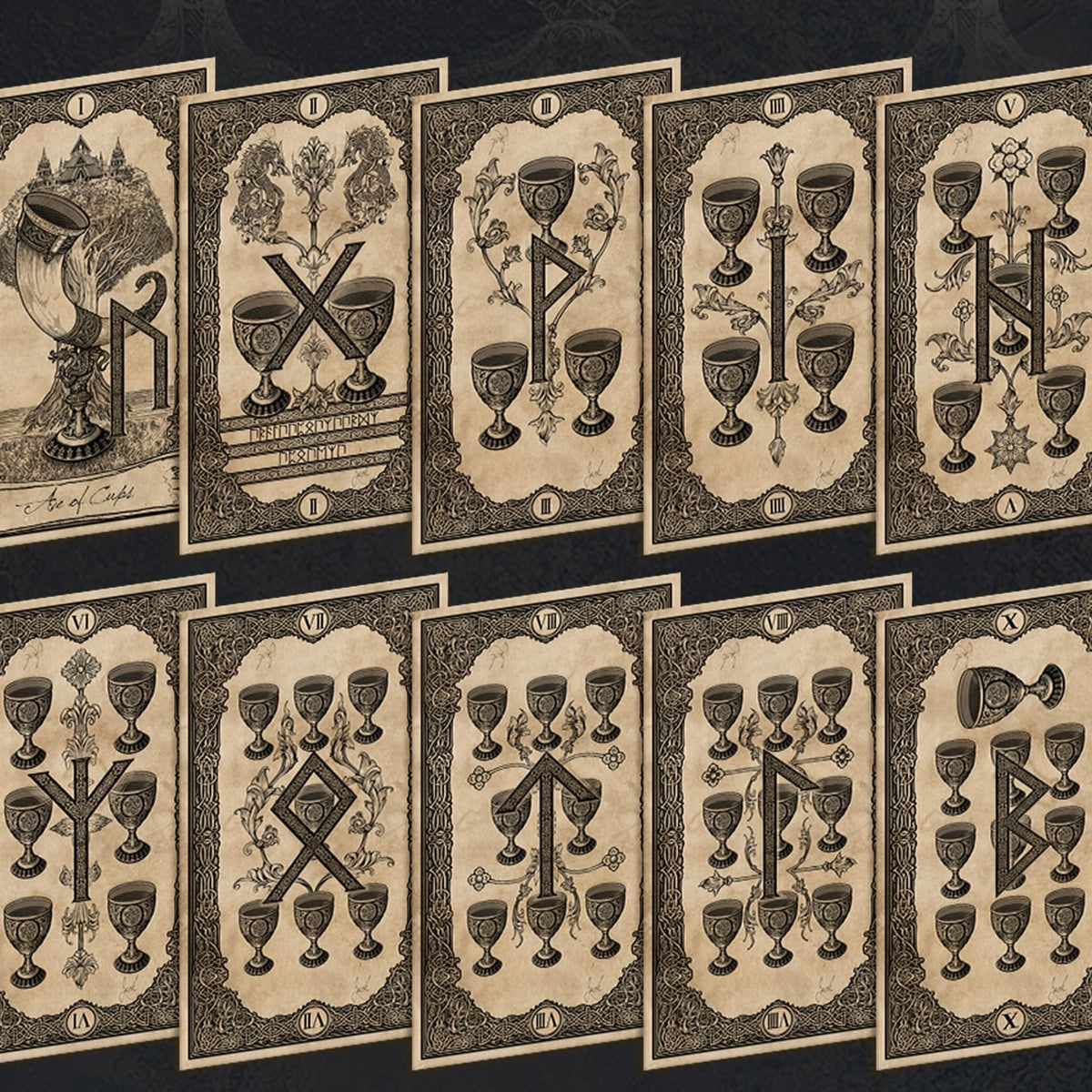 Ancient Times Tarot Standard Edition celestial mythology deck for intuitive readings and self-reflection