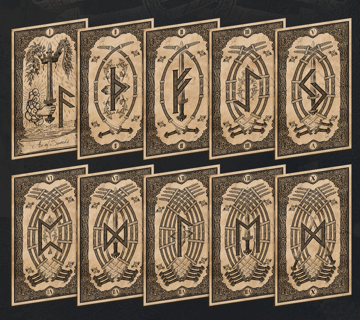 Ancient Times Tarot Standard Edition celestial mythology deck for intuitive readings and self-reflection