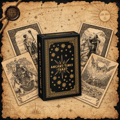Ancient Times Tarot Standard Edition celestial mythology deck for intuitive readings and self-reflection