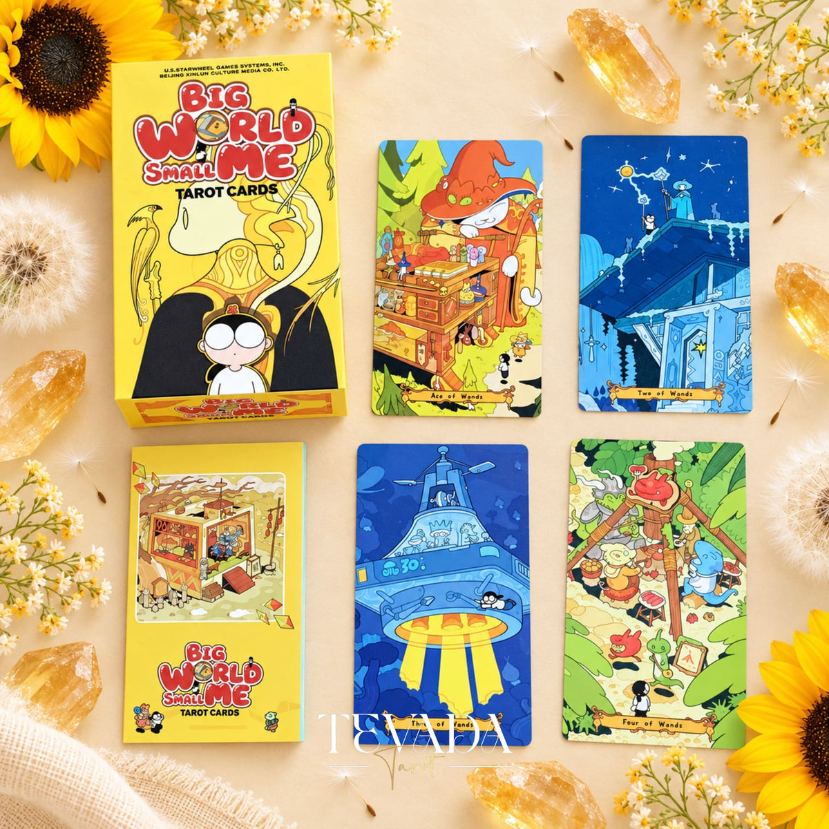Big World Small Me Tarot storybook RWS deck for gentle daily reflection