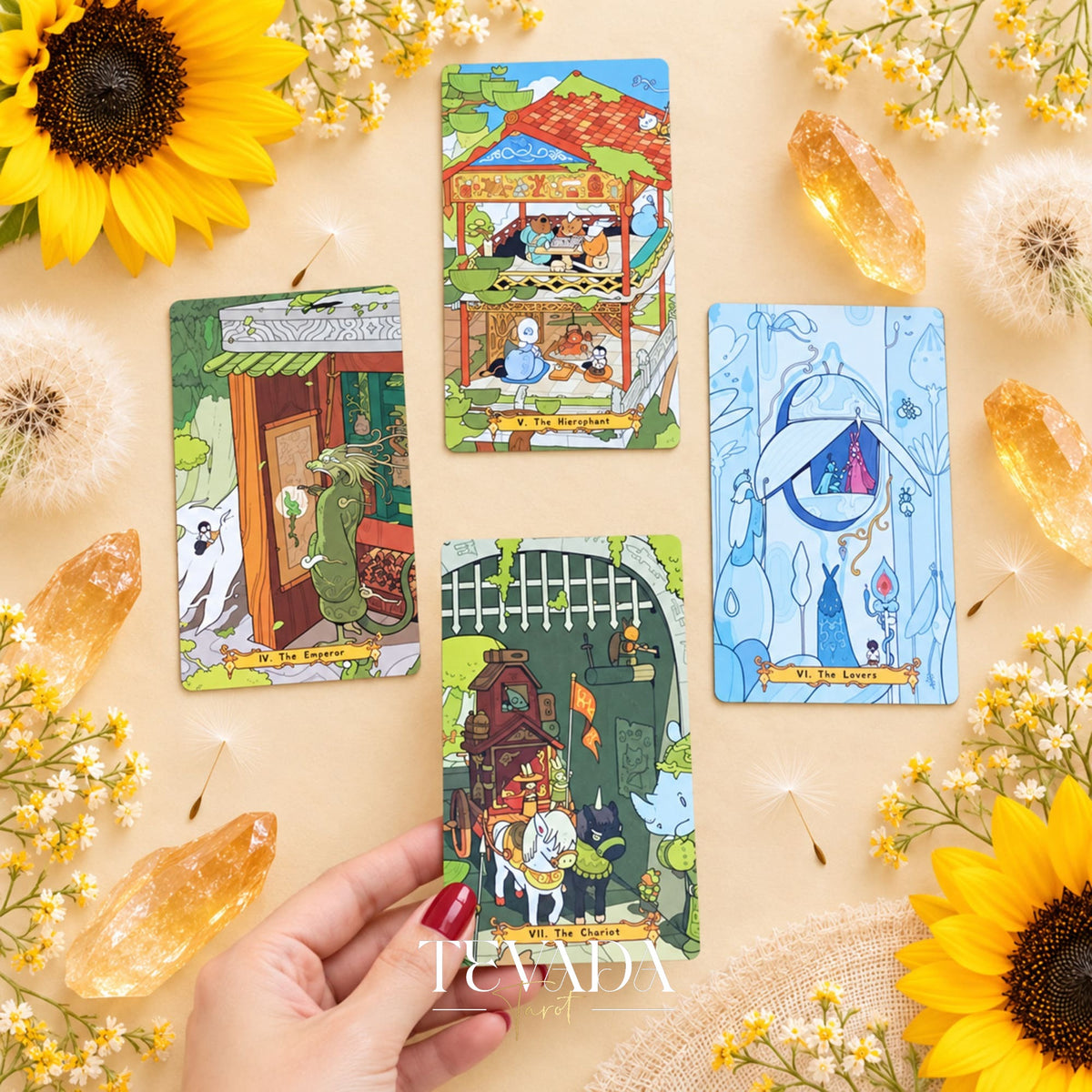 Big World Small Me Tarot storybook RWS deck for gentle daily reflection