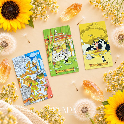Big World Small Me Tarot storybook RWS deck for gentle daily reflection