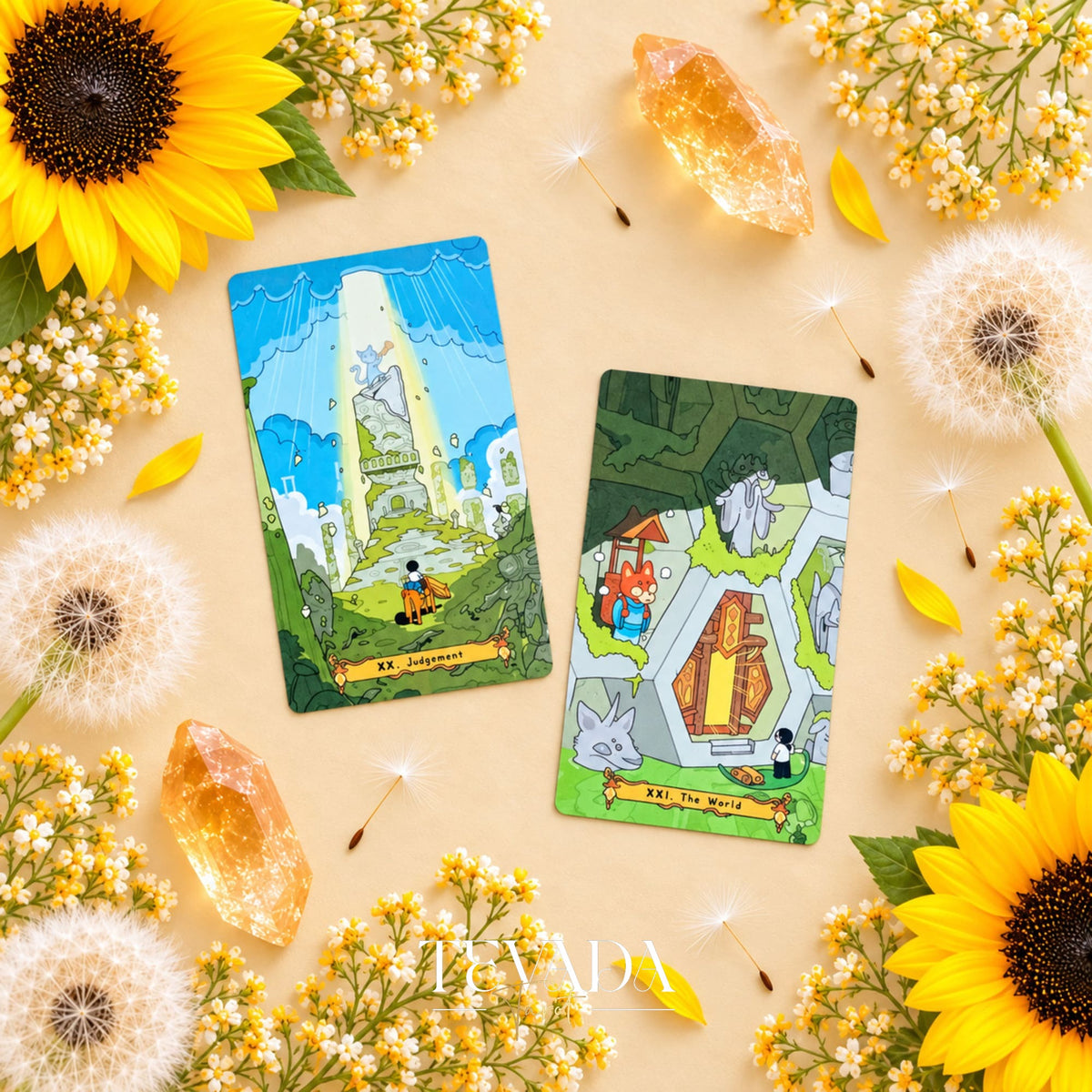 Big World Small Me Tarot storybook RWS deck for gentle daily reflection