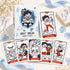Brat Break Doodlez Tarot hand-drawn cartoon deck with bold red, blue, black, and white art for playful readings