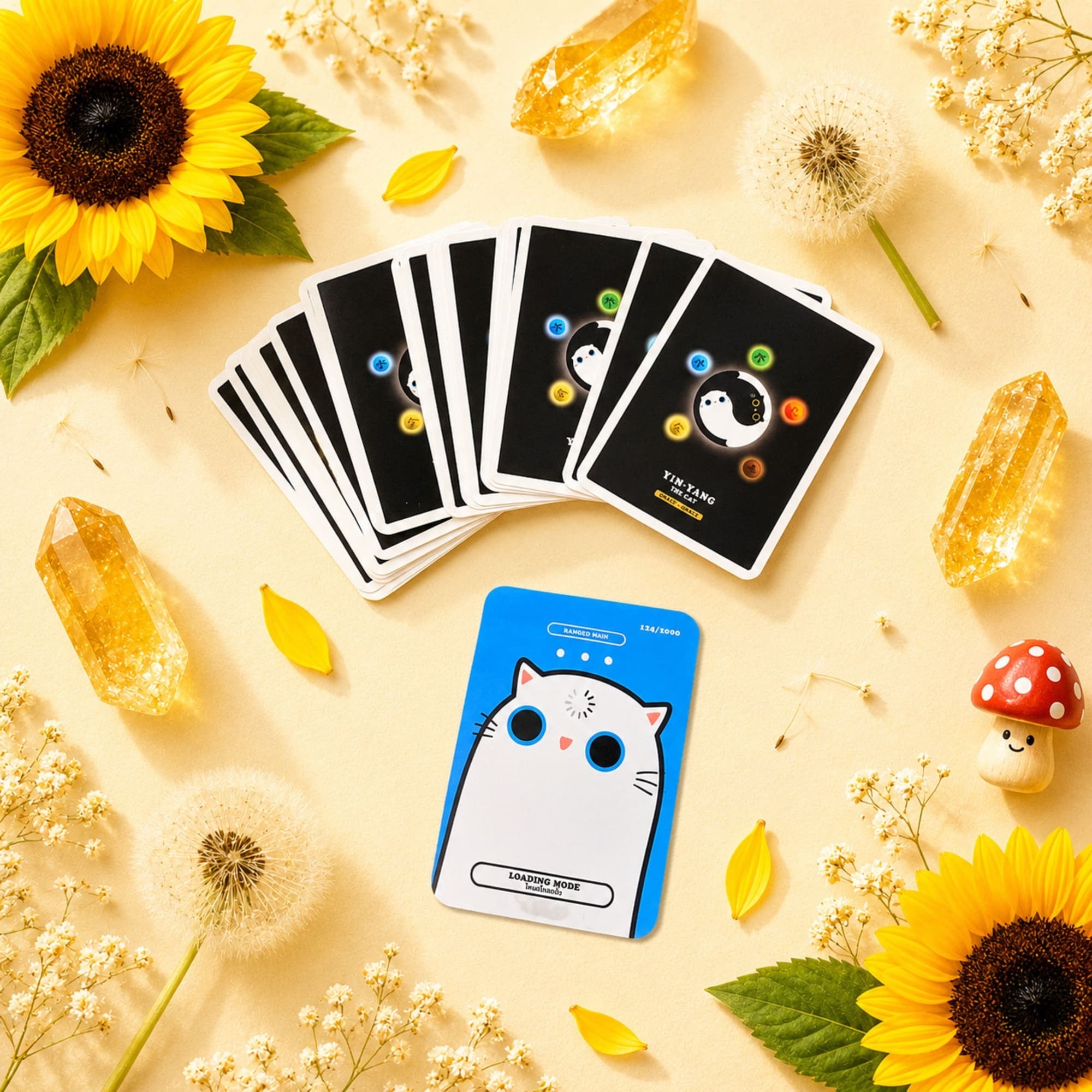 Cat Mode Oracle anime-inspired cat oracle cards for playful daily reflection