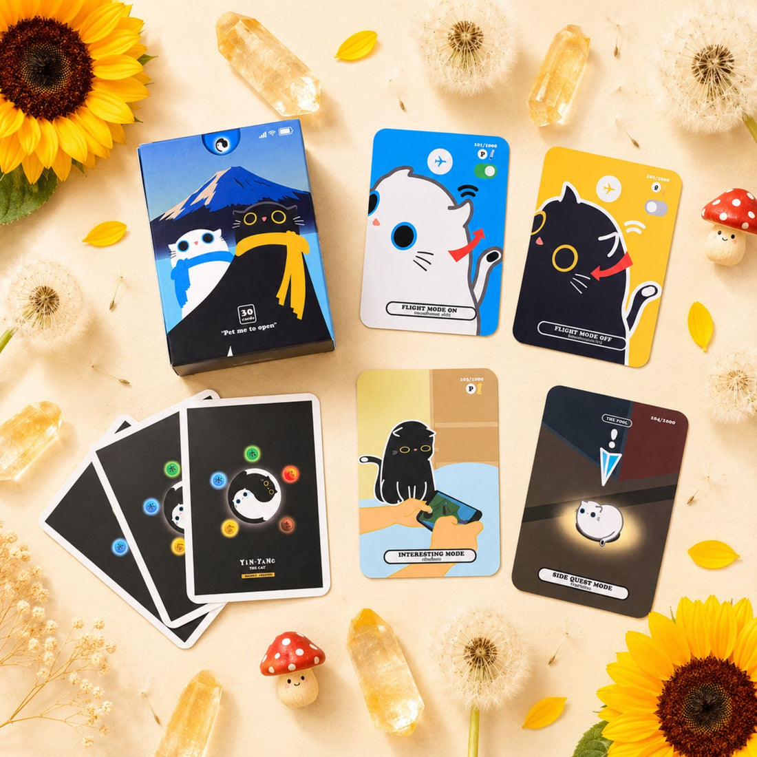 Cat Mode Oracle anime-inspired cat oracle cards for playful daily reflection
