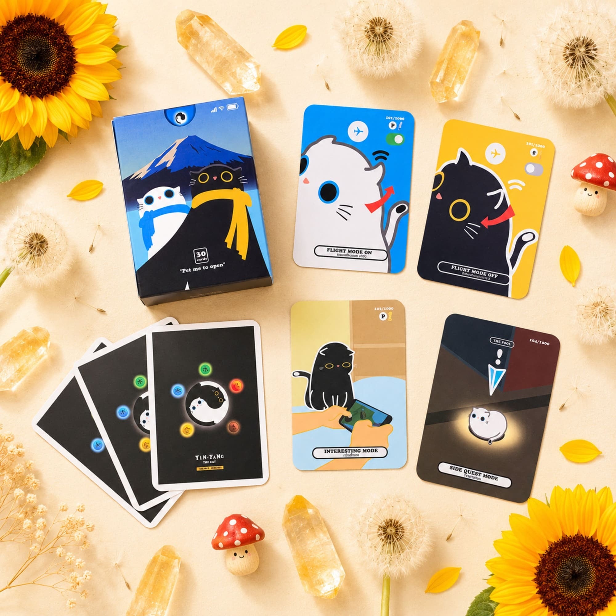 Cat Mode Oracle anime-inspired cat oracle cards for playful daily reflection