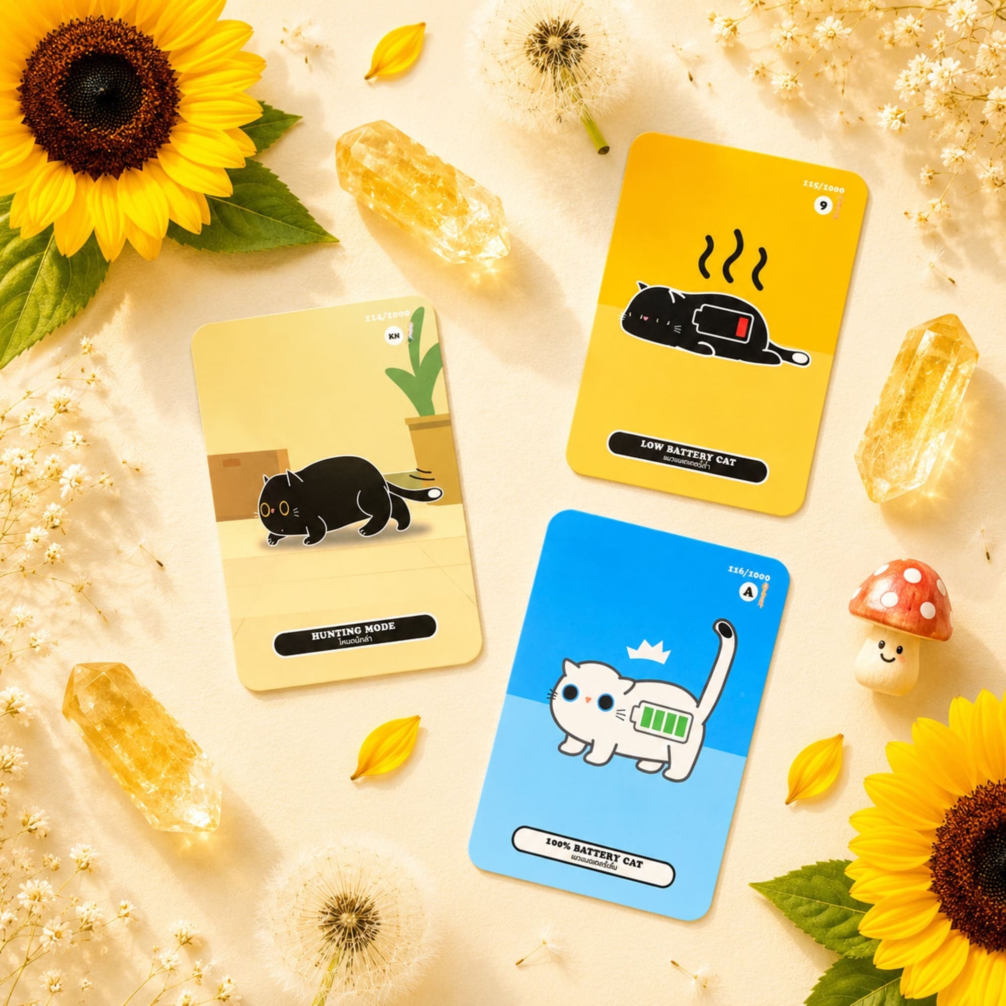 Cat Mode Oracle anime-inspired cat oracle cards for playful daily reflection