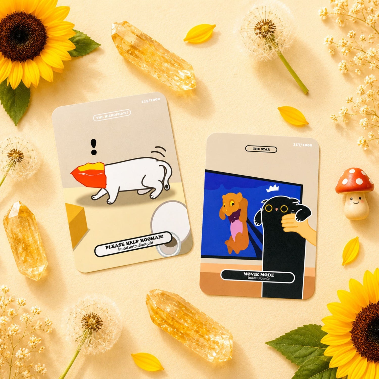 Cat Mode Oracle anime-inspired cat oracle cards for playful daily reflection