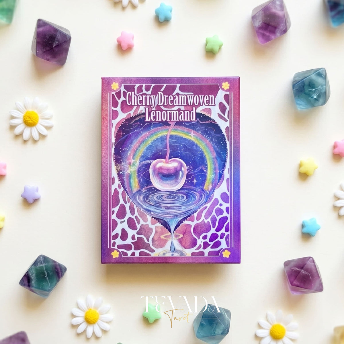 Cherry Dreamwoven Lenormand Mini Edition whimsical fairy-tale Oracle Cards for gentle daily divination and self-reflection.