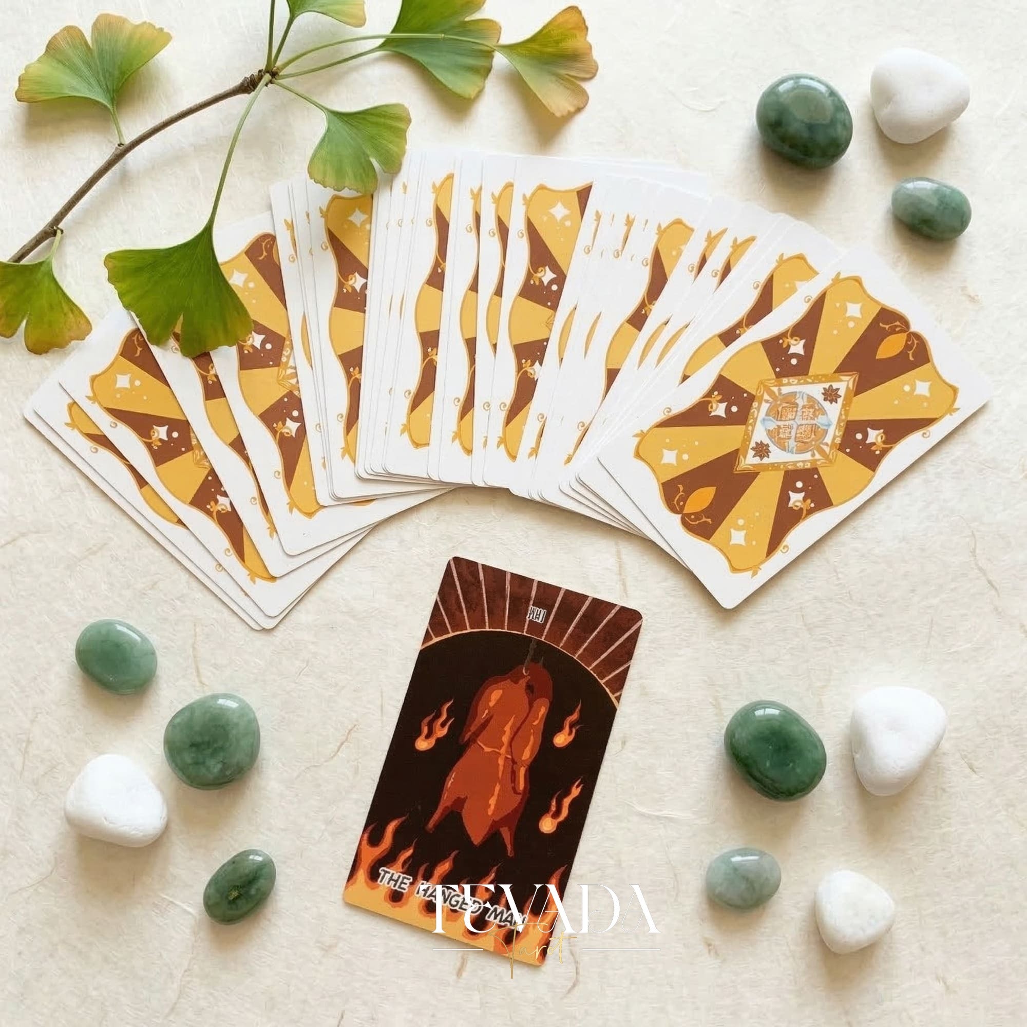 Chinese Cuisine Tarot whimsical food themed Indie Tarot cards for daily rituals and self reflection.