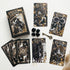 Dark Ray Tarot DELUXE dark gothic indie tarot deck with ink splash art for shadow work and subconscious self-reflection.