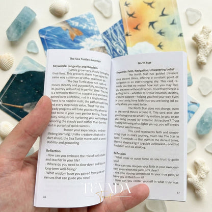 The Dreaming Waves Oracle watercolor ocean art Indie Oracle Deck for healing and meditation.