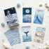 The Dreaming Waves Oracle watercolor ocean art Indie Oracle Deck for healing and meditation.