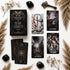 Elegy of Black Lichen Tarot Standard Edition dark fantasy Indie Tarot Deck for shadow work