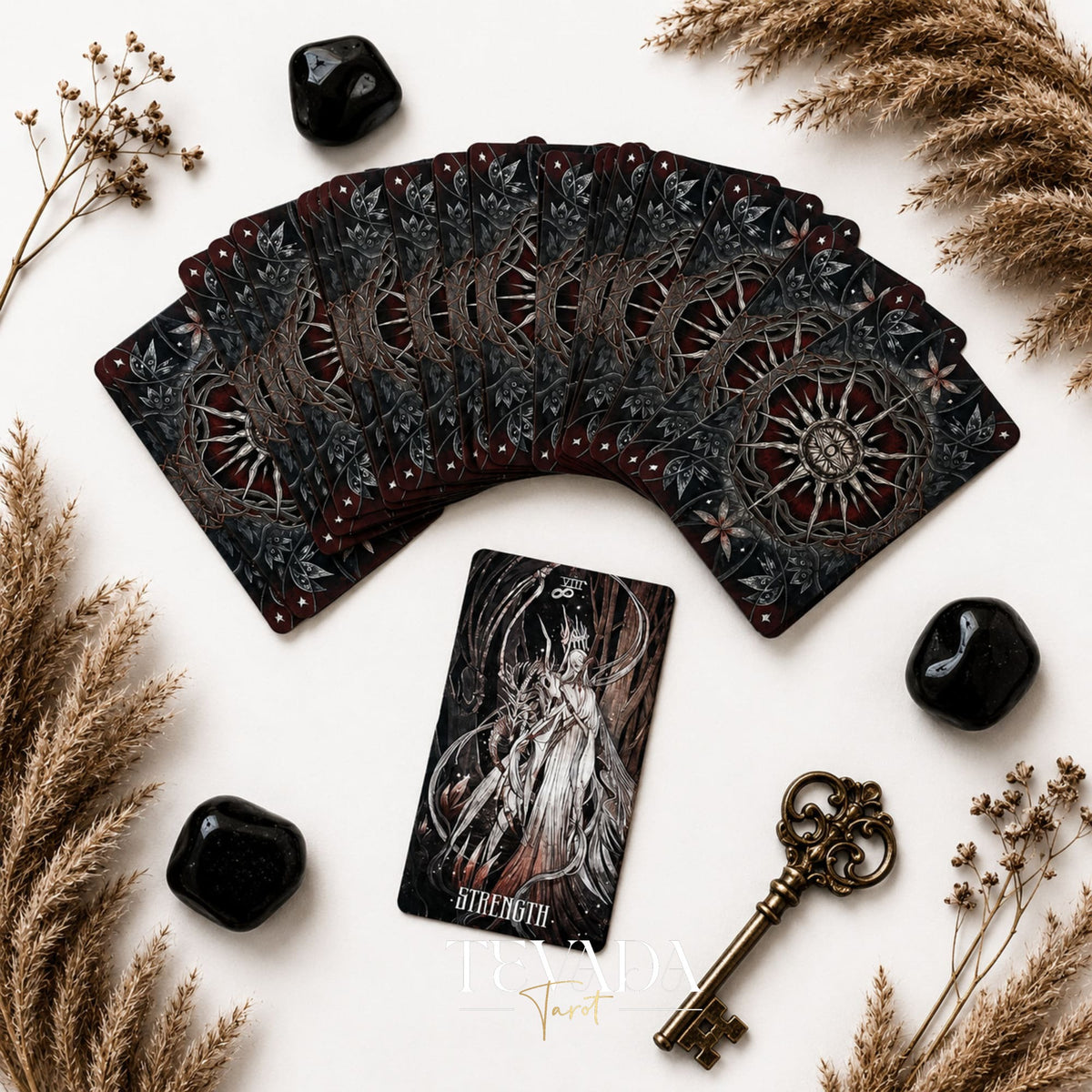 Elegy of Black Lichen Tarot Standard Edition dark fantasy Indie Tarot Deck for shadow work