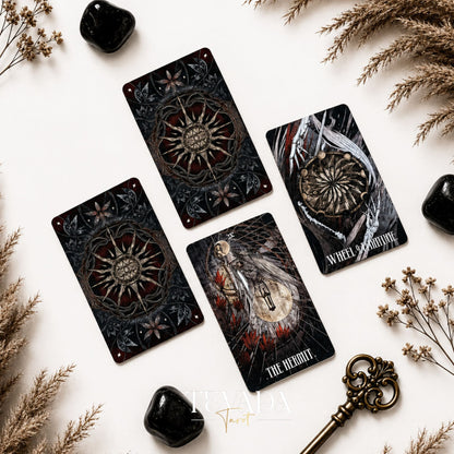 Elegy of Black Lichen Tarot Standard Edition dark fantasy Indie Tarot Deck for shadow work