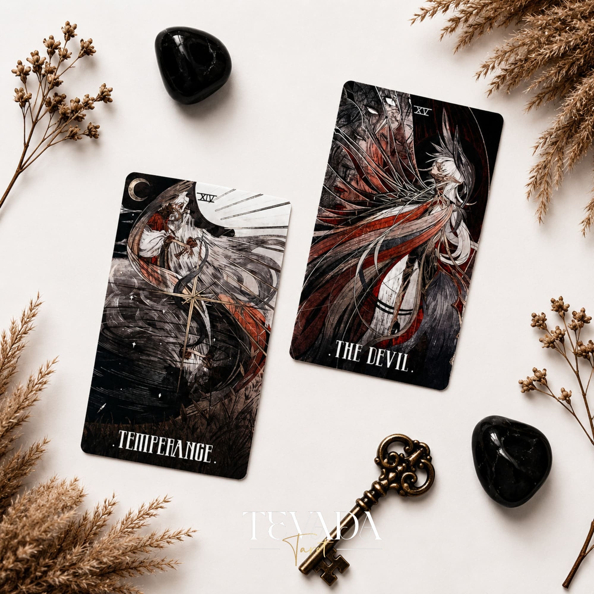 Elegy of Black Lichen Tarot Standard Edition dark fantasy Indie Tarot Deck for shadow work