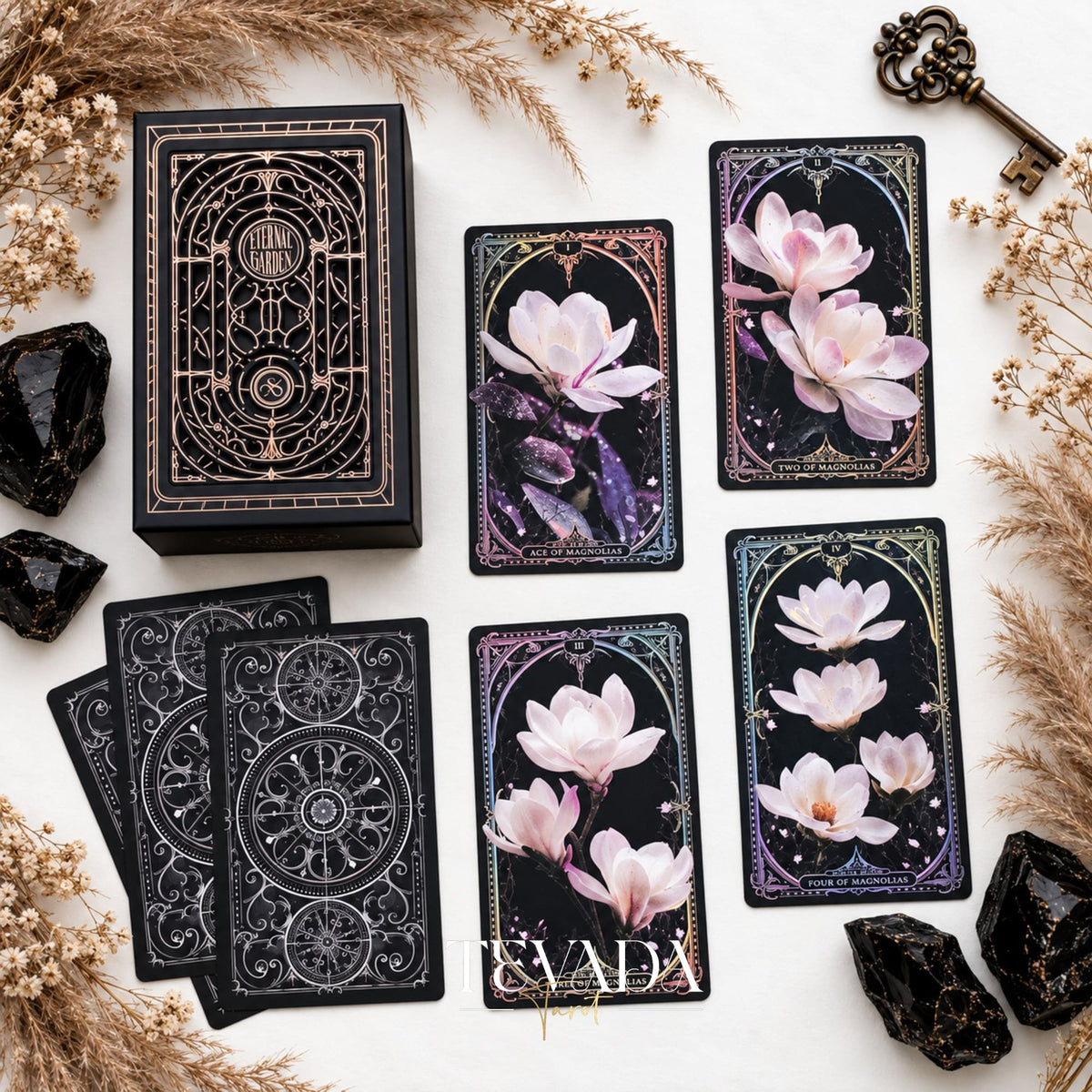 Eternal Garden Tarot Artisan Edition premium floral Indie Tarot Deck for collector readings