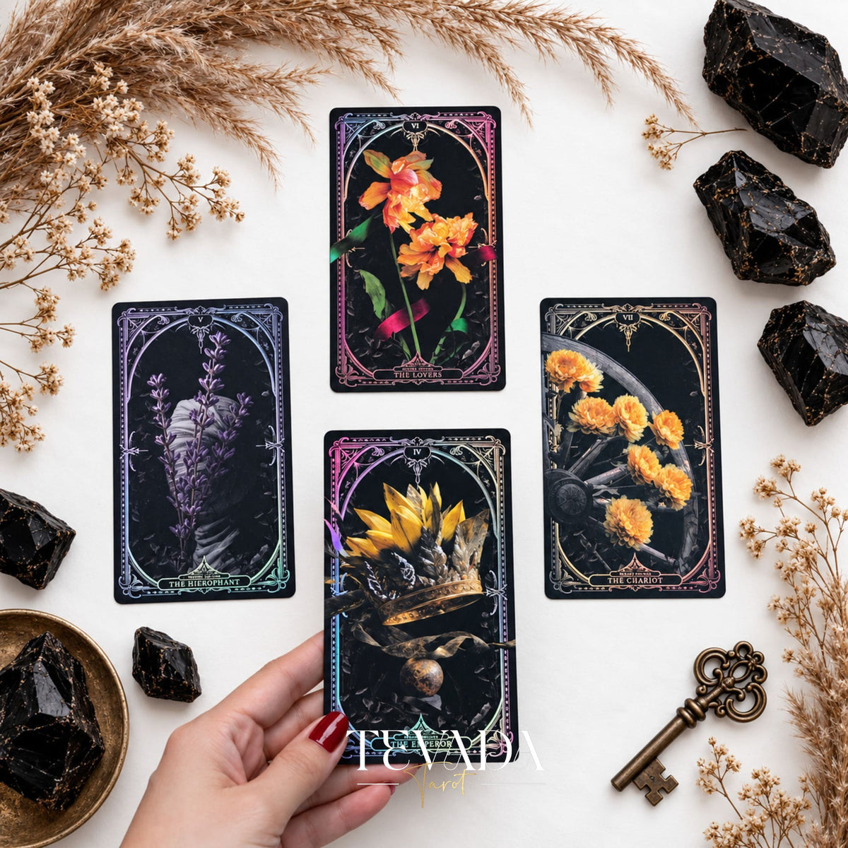 Eternal Garden Tarot Artisan Edition premium floral Indie Tarot Deck for collector readings