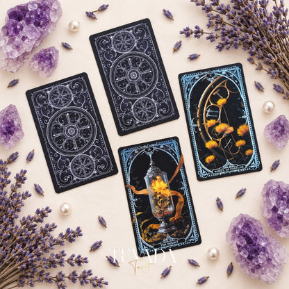 Eternal Garden Tarot Prism Edition holographic floral Indie Tarot Deck for luminous daily pulls