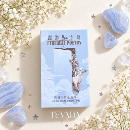 Ethereal Poetry Tarot Limited prismatic Indie Tarot Deck for dreamy daily readings