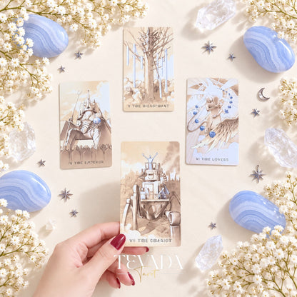 Ethereal Poetry Tarot Limited prismatic Indie Tarot Deck for dreamy daily readings