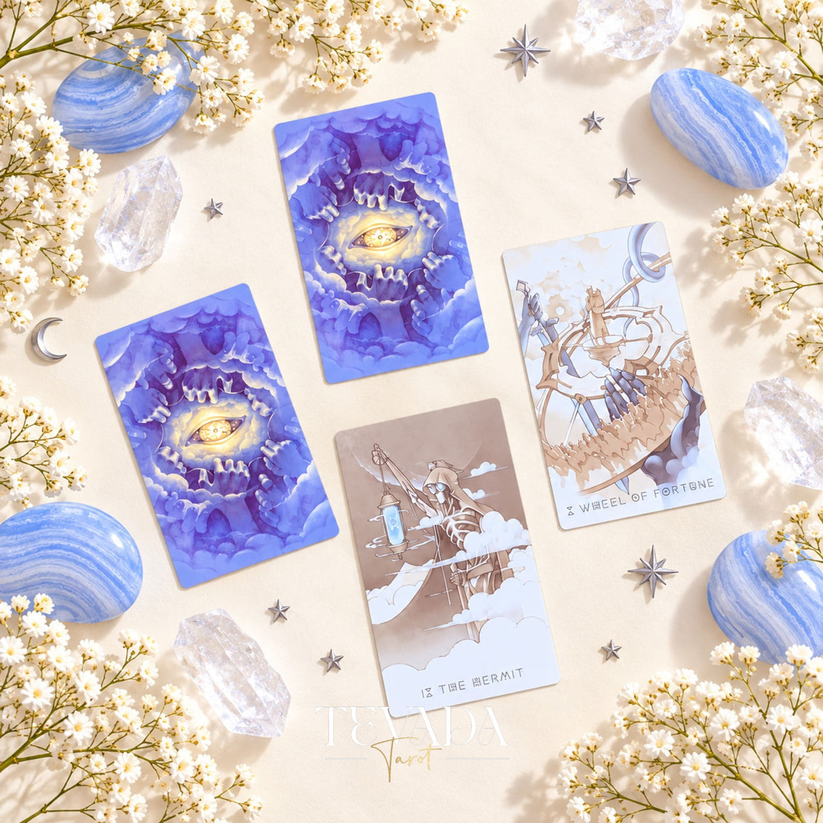 Ethereal Poetry Tarot Limited prismatic Indie Tarot Deck for dreamy daily readings