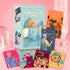 Glimmer City Tarot Deck soft pink hand-painted tarot cards for daily reflection