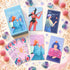 Glimmer City Tarot Deck soft pink hand-painted tarot cards for daily reflection