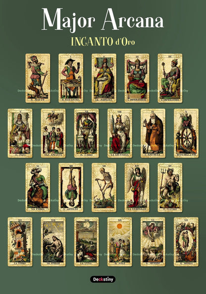 tevada-tarot-incanto-d-oro-tarot-deck-vintage-gold-foil-self-care