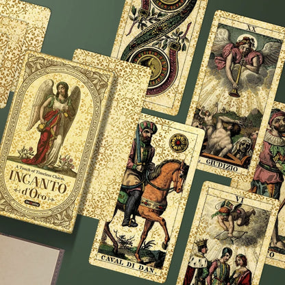 tevada-tarot-incanto-d-oro-tarot-deck-vintage-gold-foil-self-care