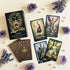 Journey Back In Time Tarot Deck vintage Thai culture Indie Tarot Cards with matte gold edges for spiritual guidance.