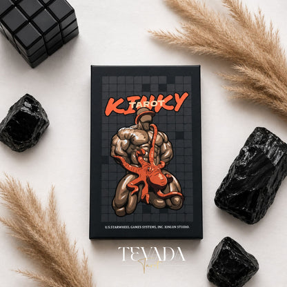 Kinky Tarot dark red-black Indie Tarot Deck for shadow work and self-truth