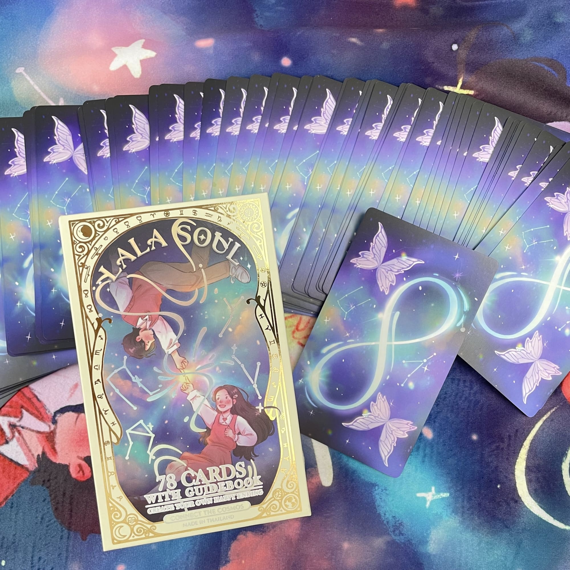 Lala Soul Tarot Deck hand-drawn Thai Indie Tarot Deck for gentle daily reflection