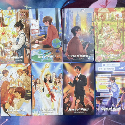 Lala Soul Tarot Deck hand-drawn Thai Indie Tarot Deck for gentle daily reflection