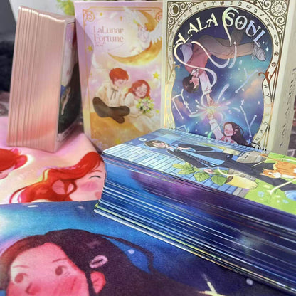Lala Soul Tarot Deck hand-drawn Thai Indie Tarot Deck for gentle daily reflection