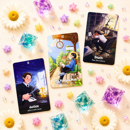 Lala Soul Tarot Deck hand-drawn Thai Indie Tarot Deck for gentle daily reflection
